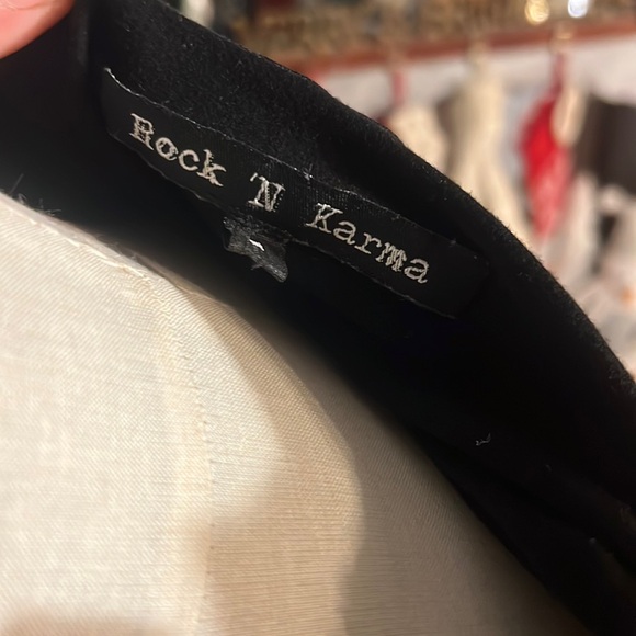 Rock ‘N Karma Unique Tie Sleeve Dress Medium - Picture 5 of 6